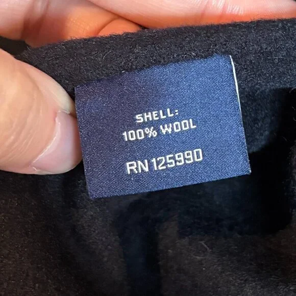 Faconnable navy blue wool peacoat - Picture 4 of 5